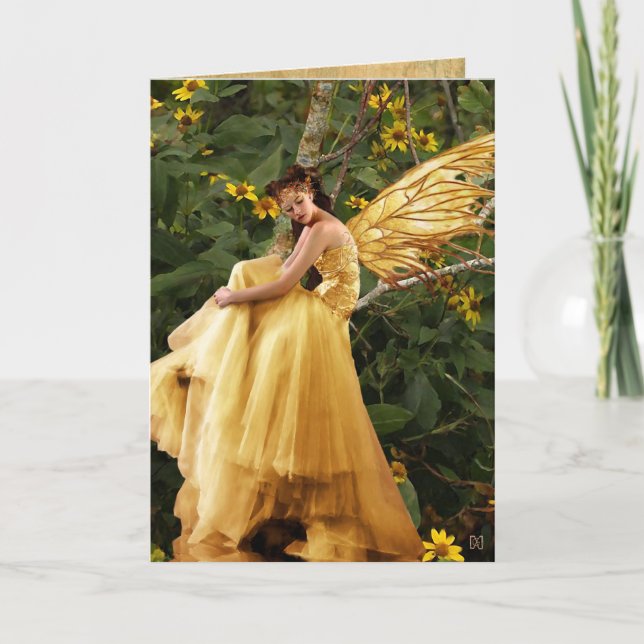 Woodland Fairy Card Kort (Framsida)