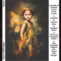 Woodland Fairy Child, Flower Krona EG5R Decoupage