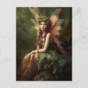 Woodland Fairy Fantasy Art Vykort