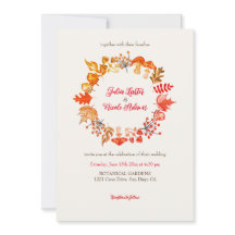 Woodland Fall Mushroom Wildblomma Bröllop