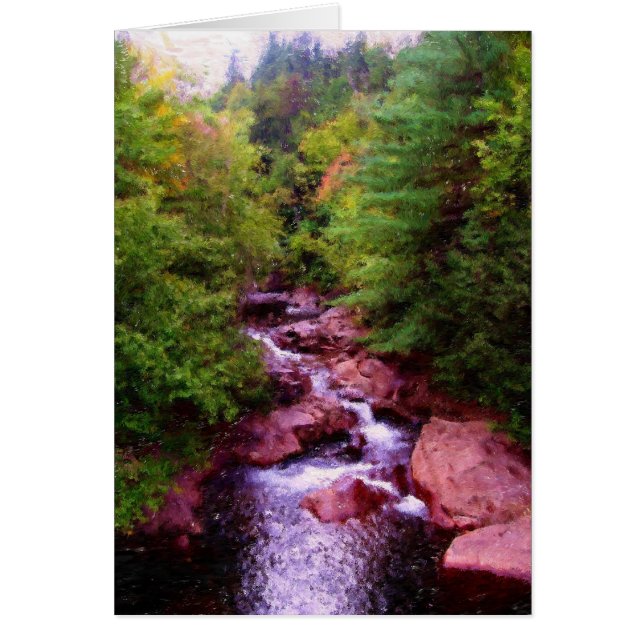 Woodland Falls Hälsningskort (Framsidan)