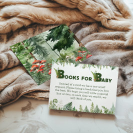 Woodland Fern Books for Baby Forest Green Mushroom Tilläggskort