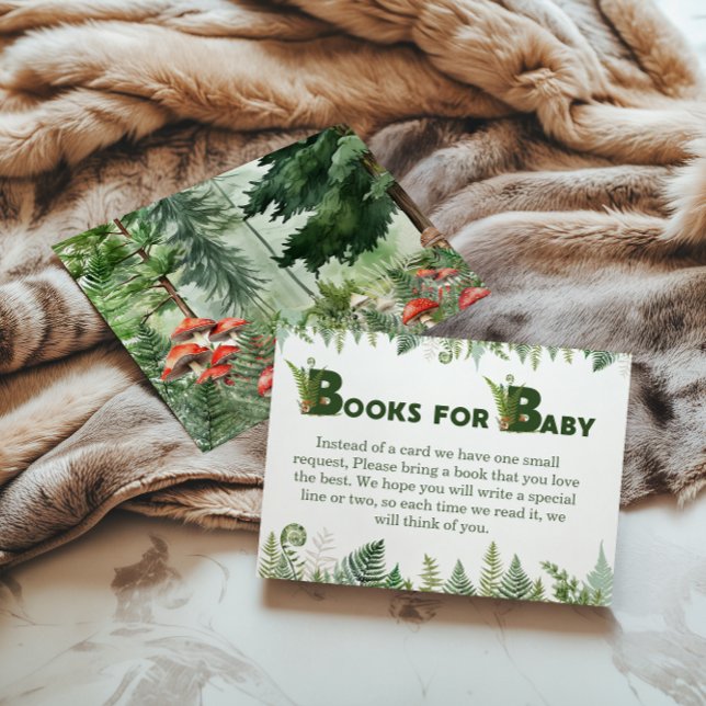 Woodland Fern Books for Baby Forest Green Mushroom Tilläggskort (Skapare uppladdad)