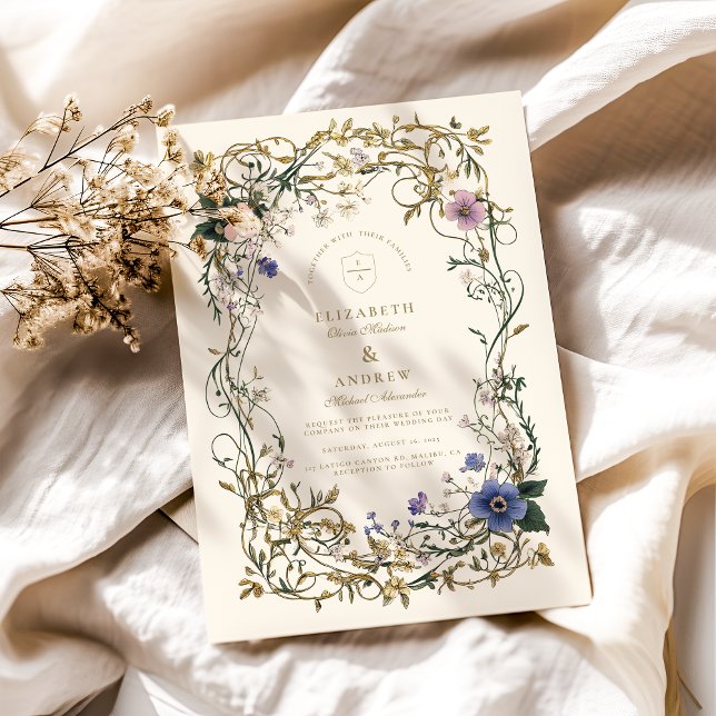 Woodland Fern Bröllop Inbjudningar (Skapare uppladdad)