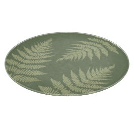 Woodland Fern Leves Anpassningsbar Background Färg