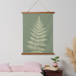 Woodland Fern Leves Anpassningsbar Background Färg