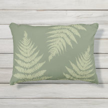 Woodland Fern Leves Anpassningsbar Background Färg