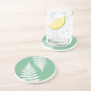 Woodland Fern Löv Anpassningsbar Bakgrund Färg Underlägg