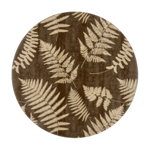 Woodland Fern Mönster, Beige och Brown
