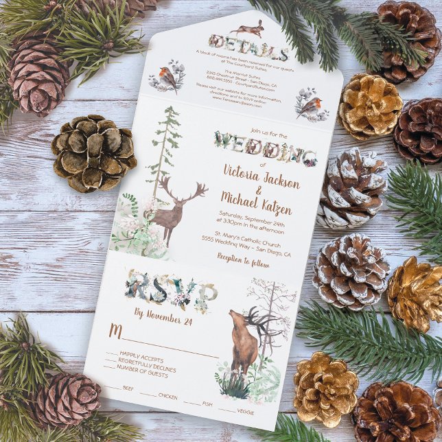 Woodland Forest Animals Bröllop (Skapare uppladdad)