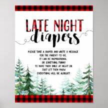 Woodland Forest Lumberjack Late lat. natttidningss