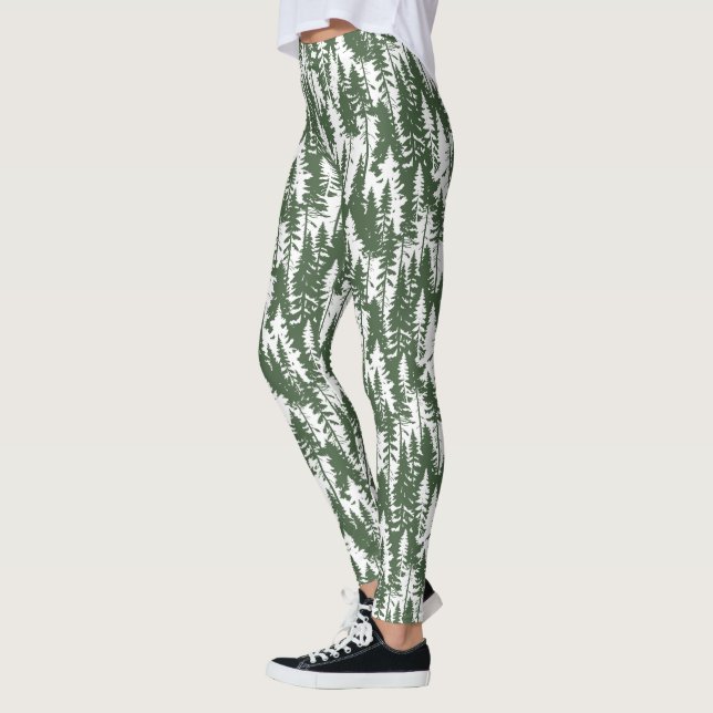 Woodland Forest Mönster Leggings (Vänster)