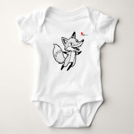 Woodland Fox Baby Bodykostym T Shirt
