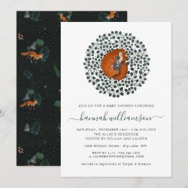 Woodland Fox & Hare | Skogsbarnsbad Inbjudningar
