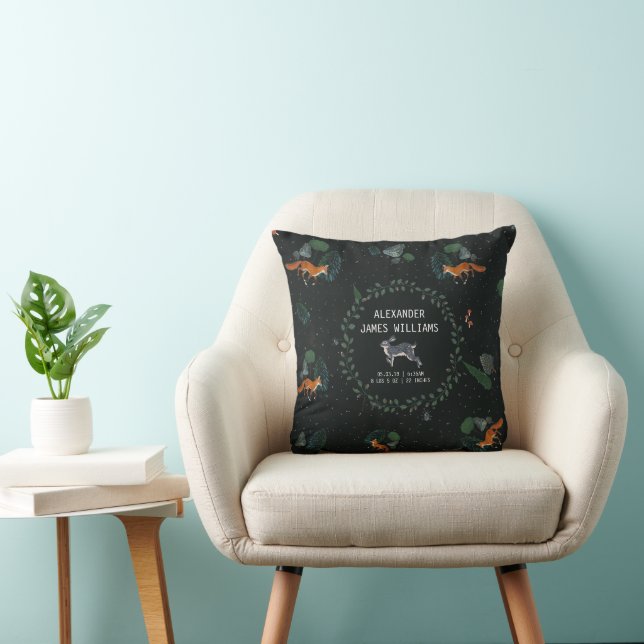 Woodland Fox & Hare | Uppfödelseland Pillow Kudde (Stol)