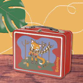 Woodland Fox Kid Metall Lunchbox