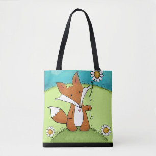 Woodland Fox Little Kärlek för dig Tygkasse