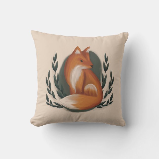Woodland Fox Nursery Animal Kudde (Framsida)