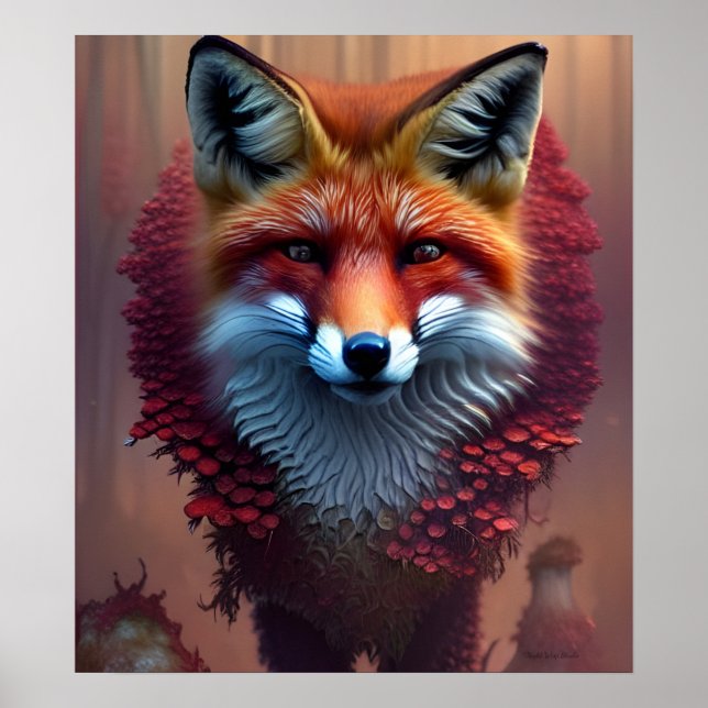 Woodland Fox Poster (Framsidan)