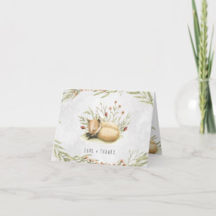 Woodland Fox   Tack för skogsbabyskor