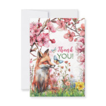 Woodland Fox Tackkort