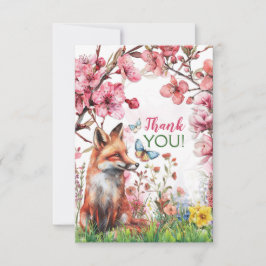 Woodland Fox Tackkort Tack Kort