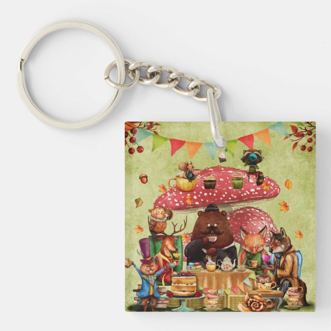 Woodland Friends at at Teatime in Forest (Framsidan)