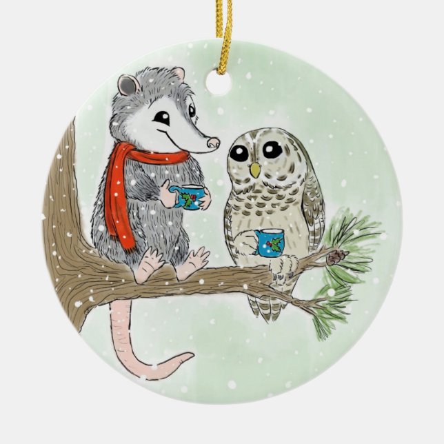Woodland Friends Julgran Ornament (Framsidan)