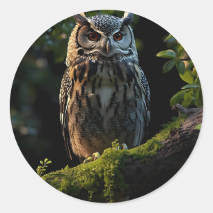 Woodland Friends Stickers - Cute Forest Animal Pa Runt Klistermärke