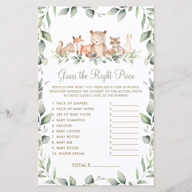 Woodland gissar Högernas Prisa babystöld (Framsida)