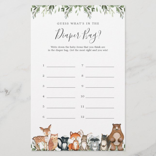 Woodland gissar vad som finns på papperskorgen (Framsida)