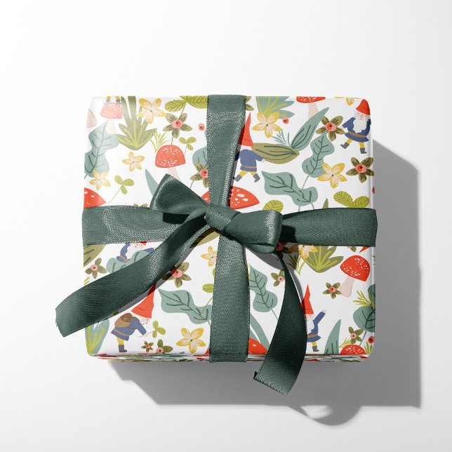 Woodland Gnomes Presentpapper (Skapare uppladdad)