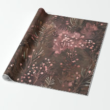 Woodland Gräs & Berries Earthy Hues Soft Pinks