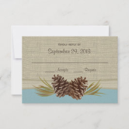 Woodland Gräs cones Blue Responcard OSA Kort