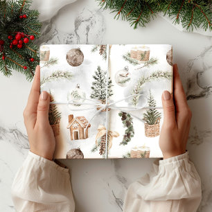 Woodland Gräs jul Presentpapper