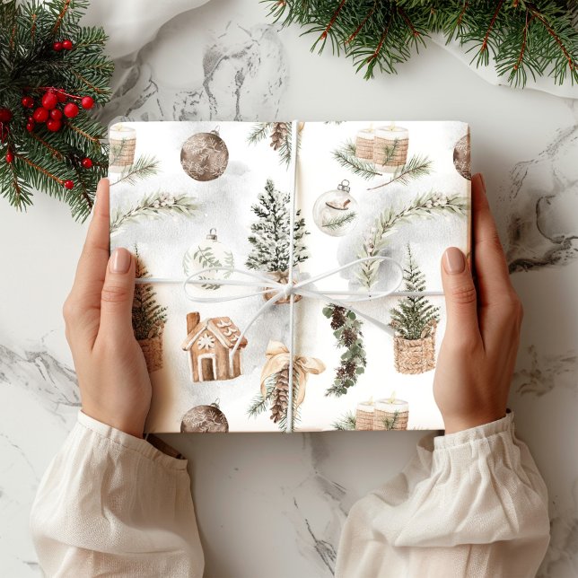 Woodland Gräs jul Presentpapper (Skapare uppladdad)
