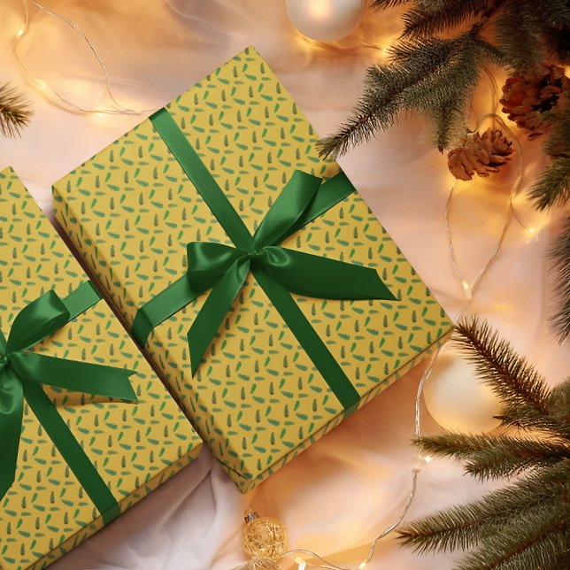 Woodland Gräs Träd Grenar Presentpapper (Skapare uppladdad)