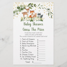 Woodland Greenery gissar Prisa babystötspel