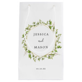 Woodland Greenery Hotel Bröllop Gift Bag