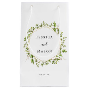 Woodland Greenery Hotel Bröllop Gift Bag