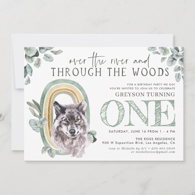 Woodland Greenery | Skogsdjur och regnbågar (Framsida)