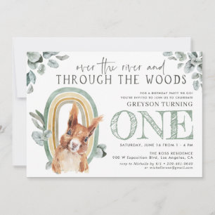 Woodland Greenery Skogsdjur och regnbågar