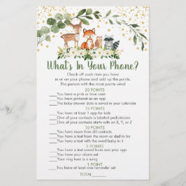 Woodland Greenery What's in Your Mobil Game