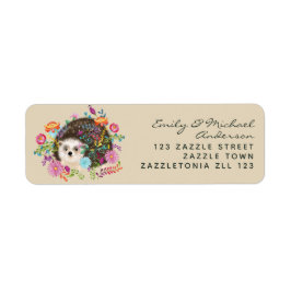 Woodland Hedgehog Returetiketters Returadress Etikett