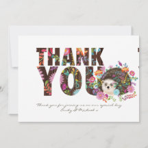 Woodland Hedgehog TACK Folk Flowers