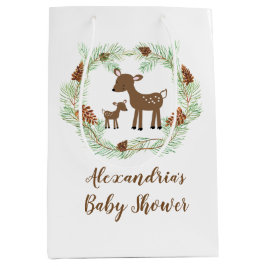 Woodland Hjort Animals Baby Shower Gift Bag