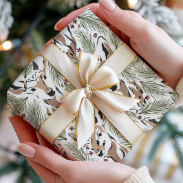 Woodland Hjort Forest Presentpapper