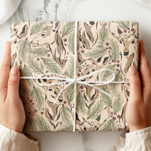 Woodland Hjort Forest Presentpapper