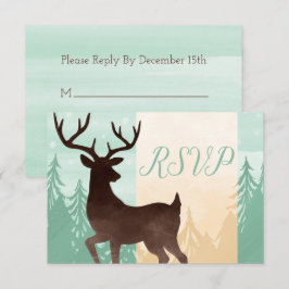 Woodland Hjort jul Party OSA kort