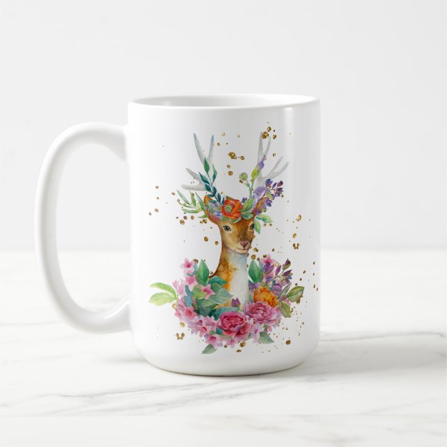Woodland Hjort Kaffemugg (Vänster)